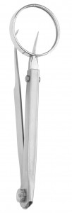 Zeckenpinzette -gebogen mit Lupe- 18.580.12LZzum Preis von 17.83 zzgl. Versand Hersteller : Heiko Wild