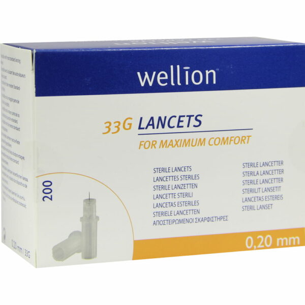 WELLION Lancets 33 G 200 St Lanzetten