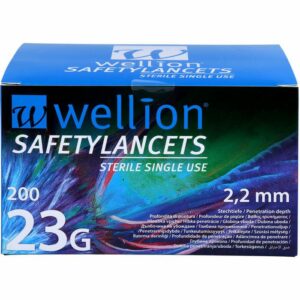 WELLION Safetylancets 23 G Sicherheitseinmallanz. 200 St.
