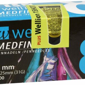 Wellion Medfine plus Pen-Nadeln 8 mm 100 Stück