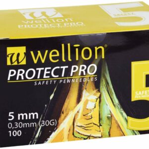 Wellion Protect Pro Safety Pen-Needles 30 G 5 mm 100 Stück