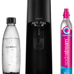 SodaStream Wassersprudler TERRA, (Set), inkl. 1x CO2-Zylinder CQC und 1x 1L spülmaschinenfeste Kunststoff-Flasche