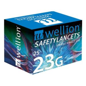 Wellion Safetylancets 23G Sicherheitseinmallanz.