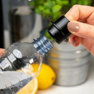 Mixcover Wassersprudler Flasche "mixcover PET-Flaschen-Adapter passend für SodaStream Easy-für kleine PET Flasche"