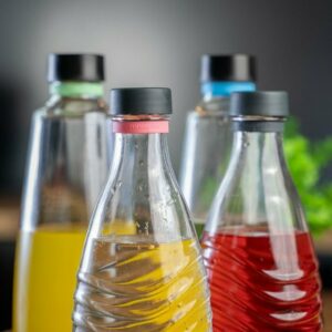 Mixcover Wassersprudler Flasche "mixcover Silikonring zum Markieren von Trinkflaschen oder SodaStream Flaschen"