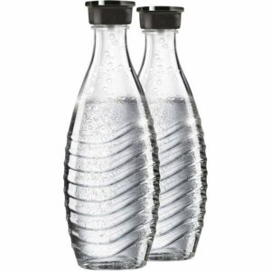 SodaStream Wassersprudler "Glaskaraffe DuoPack", (2 Sodastream Glaskaraffen 0.615 L), Glaskaraffe