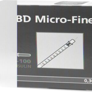 BD MICRO-FINE+ Insulinspritze 0,5 ml U100 8 mm