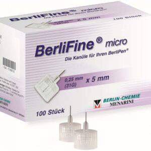 Berlifine Micro Kanülen 0,25 X 5 mm 100 Stück