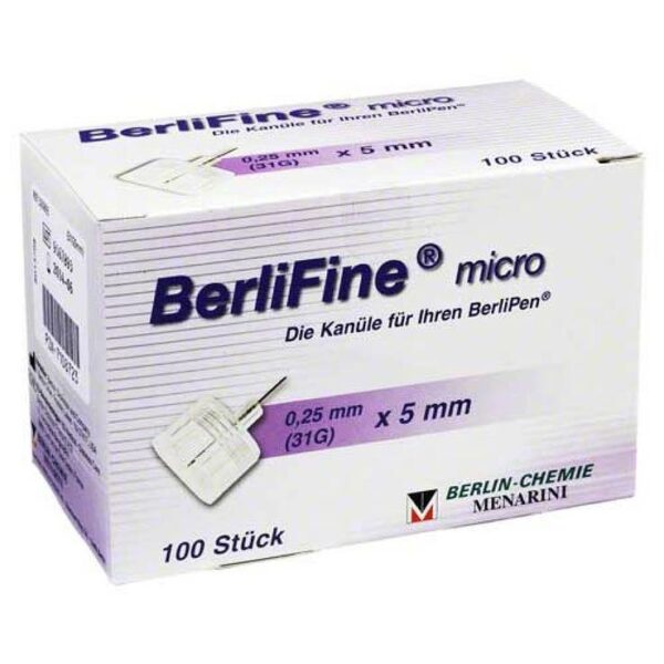 Berlifine micro Kanülen 0,25x5 mm