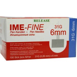 Ime Fine Universal 31G / 6mm Pen Kanülen