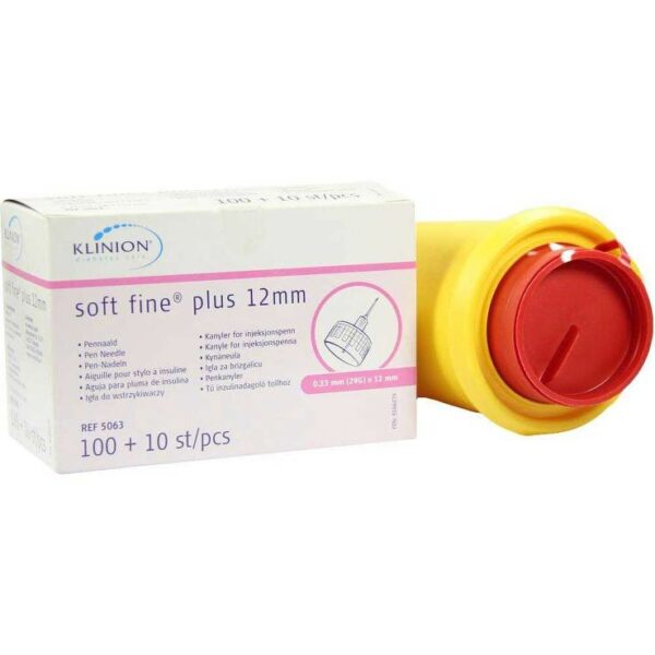 Klinion Soft fine plus Kanülen 12mm 29G 0,33mm