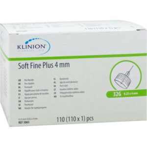 Klinion Soft fine plus Kanülen 4mm 32G 0,23mm