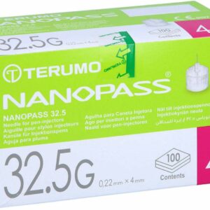 Nanopass 32,5 Pen Kanülen 32,5 G 0,22x4 mm