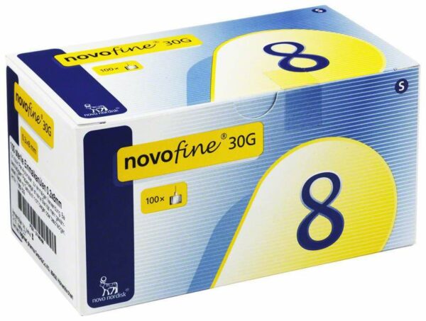 Novofine 8 Kanülen 0,30 X 8 mm 100 Kanülen
