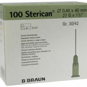 Sterican Dentalkanülen Luer 0,40 X 40 mm 100 Kanülen