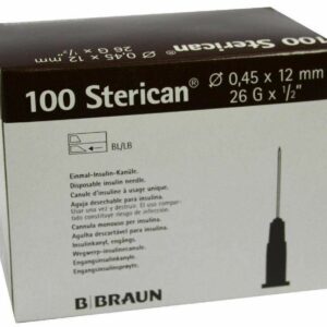 Sterican Insulin Einmalkanüle 26 G X 1°2 0,45 X 12 mm 100 Kanülen