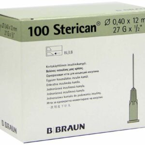 Sterican Insulin Einmalkanüle 27 G X 1°2 0,40 X 12 mm 100 Kanülen