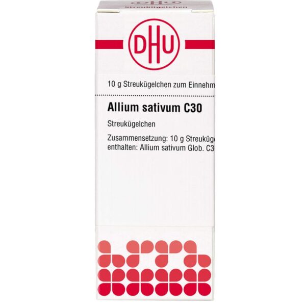 ALLIUM SATIVUM C 30 Globuli 10 g