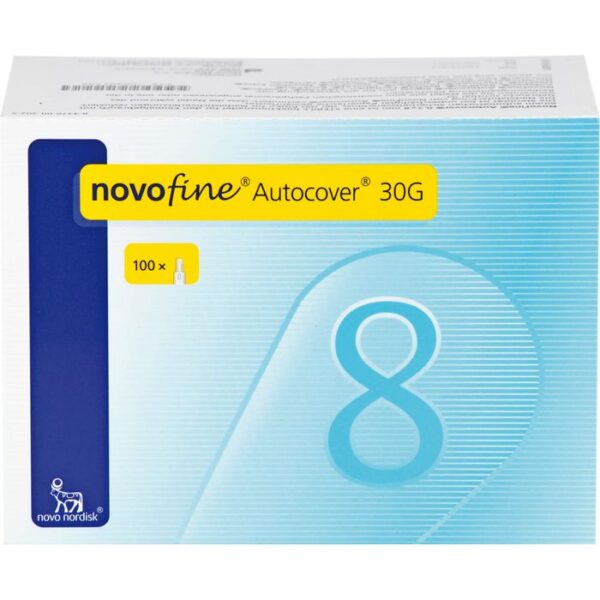 NOVOFINE Autocover Nadeln 30 G 8 mm 100 St.