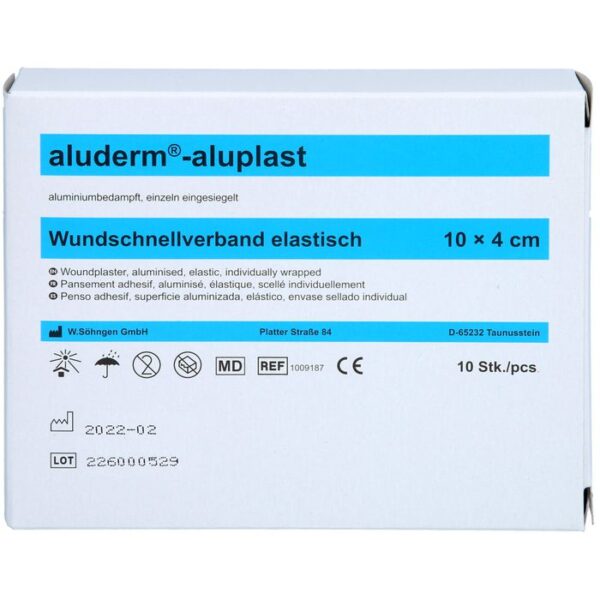 ALUDERM aluplast Wundverb.Pfl.4 cmx1 m elast. 1 St.