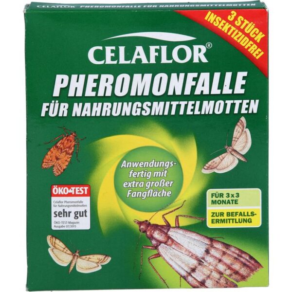 CELAFLOR Pheromonfalle f.Nahrungsmittelmotten 3 St.