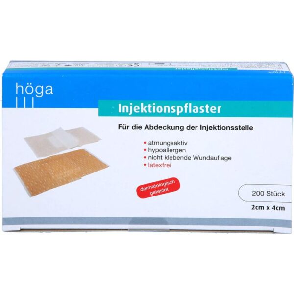 INJEKTIONSPFLASTER hypoallergen 2x4 cm 200 St.