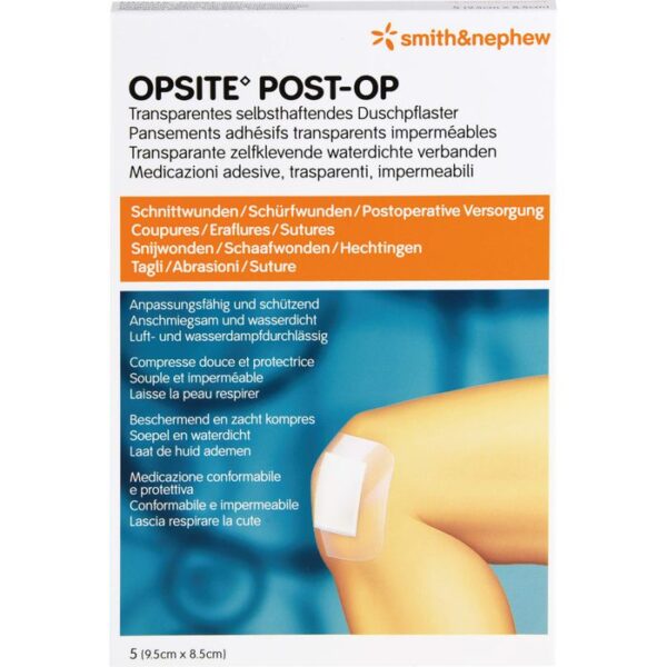 OPSITE Post-OP 8,5x9,5 cm Verband 5 St.