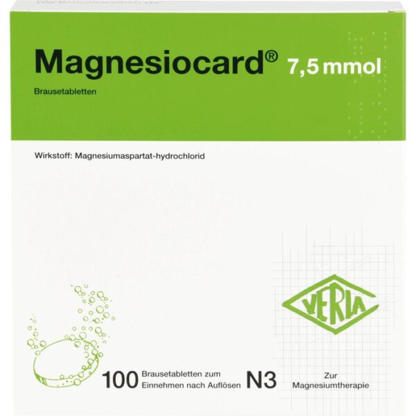 MAGNESIOCARD 7,5 mmol Brausetabletten 100 St.