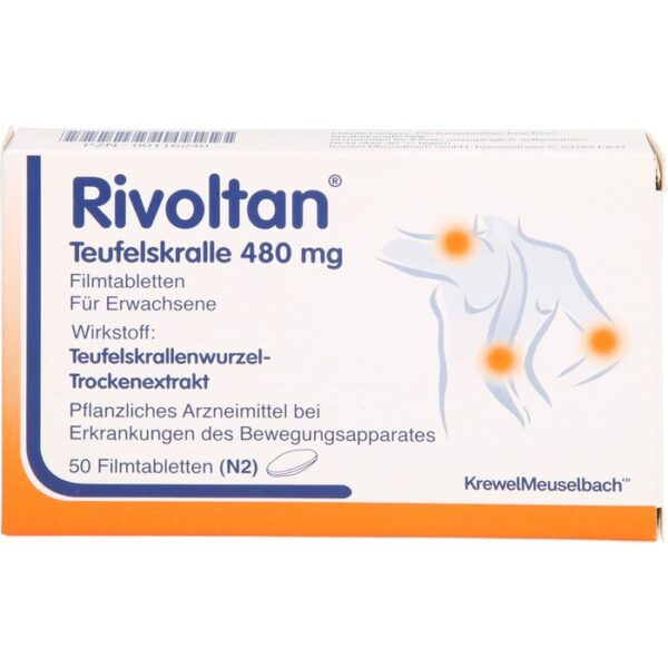 RIVOLTAN Teufelskralle 480 mg Filmtabletten 50 St.