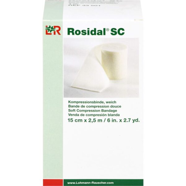 ROSIDAL SC Kompressionsbinde weich 15 cmx2,5 m 1 St.