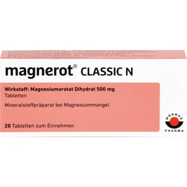 MAGNEROT CLASSIC N Tabletten 20 St.