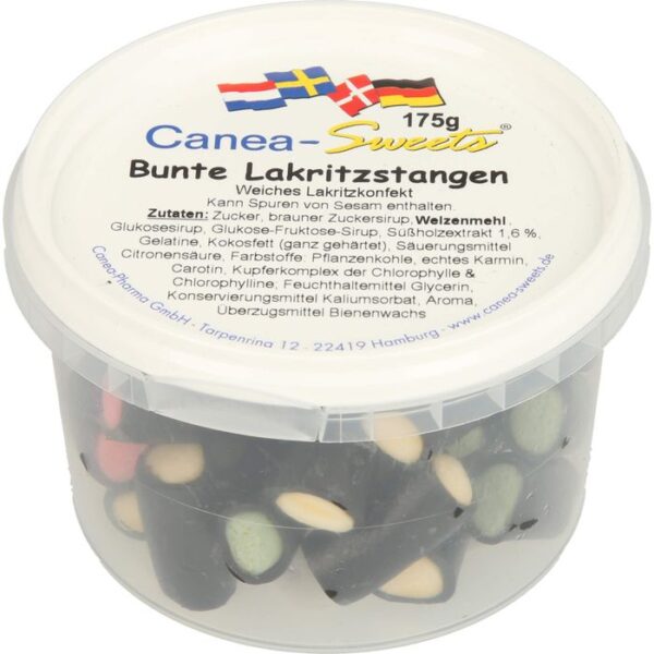 BUNTE LAKRITZSTANGEN 175 g