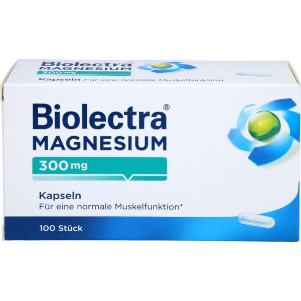 BIOLECTRA Magnesium 300 mg Kapseln 100 St.