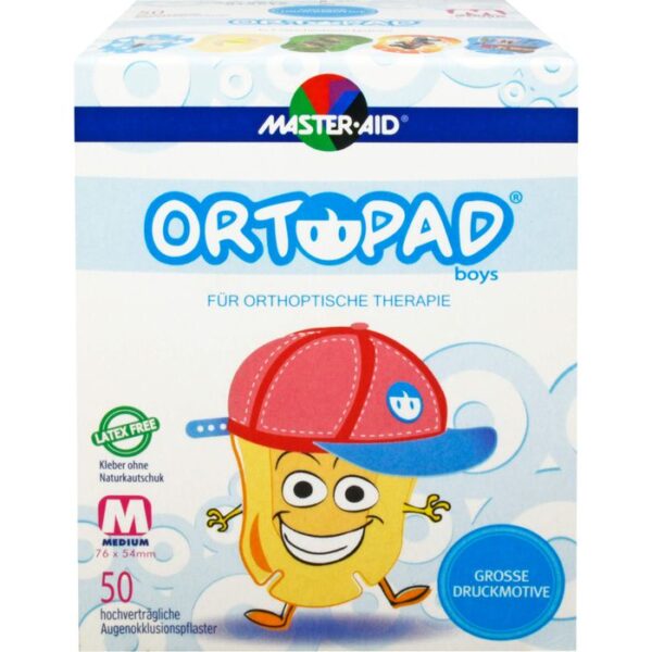 ORTOPAD for boys medium Augenokklusionspflaster 50 St.