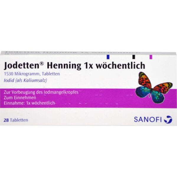 JODETTEN Henning 1x wöchentlich Tabletten 28 St.