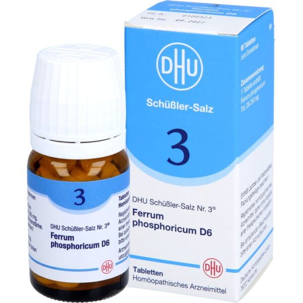 BIOCHEMIE DHU 3 Ferrum phosphoricum D 6 Tabletten 80 St.