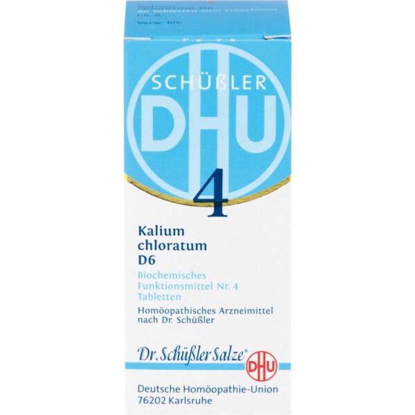 BIOCHEMIE DHU 4 Kalium chloratum D 6 Tabletten 80 St.