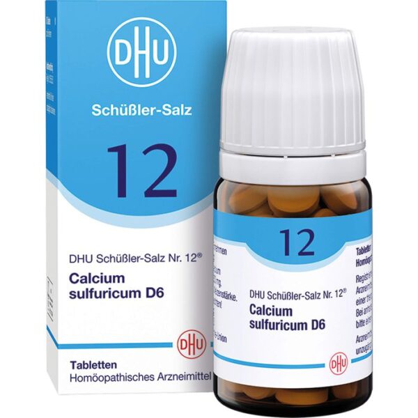 BIOCHEMIE DHU 12 Calcium sulfuricum D 6 Tabletten 80 St.