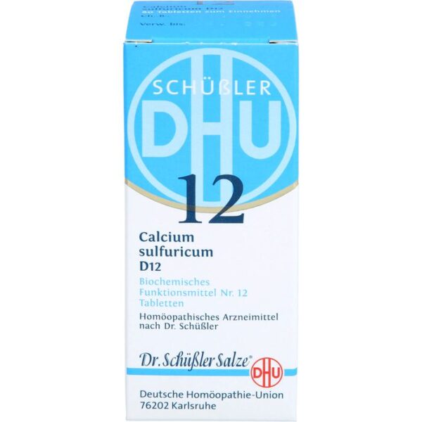 BIOCHEMIE DHU 12 Calcium sulfuricum D 12 Tabletten 80 St.