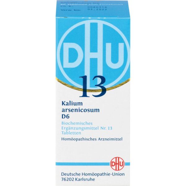 BIOCHEMIE DHU 13 Kalium arsenicosum D 6 Tabletten 80 St.