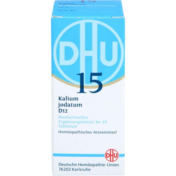 BIOCHEMIE DHU 15 Kalium jodatum D 12 Tabletten 80 St.