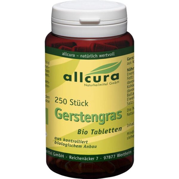 GERSTENGRAS TABLETTEN Bio 250 St.