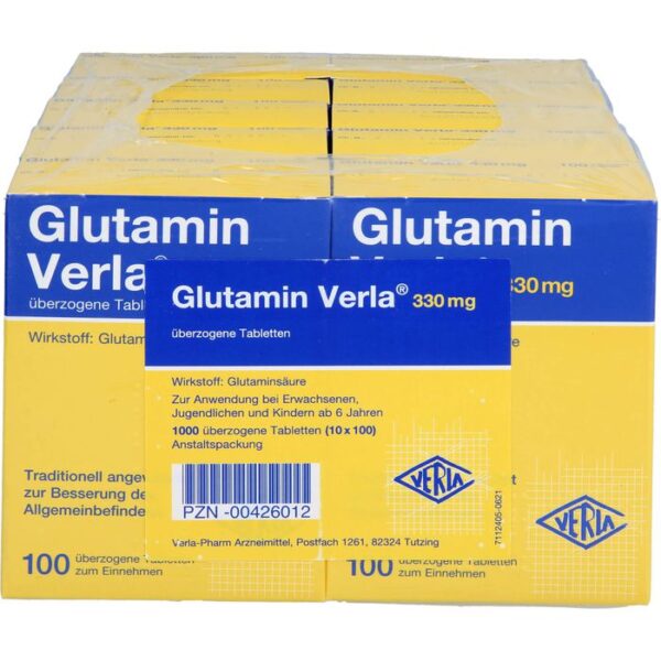 GLUTAMIN VERLA überzogene Tabletten 1000 St.