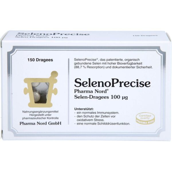 SELENOPRECISE 100 µg Pharma Nord Dragees 150 St.