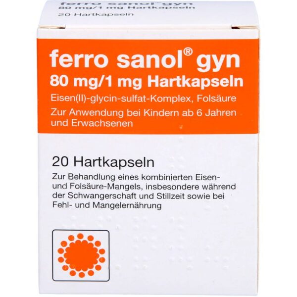 FERRO SANOL gyn Hartkaps.m.msr.überz.Pellets 20 St.