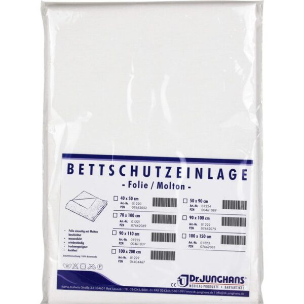 BETTSCHUTZEINLAGE Folie Molton 50x90 cm 1 St.