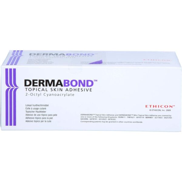 DERMABOND HVD mini topischer Hautkleber Ampullen 12 St.