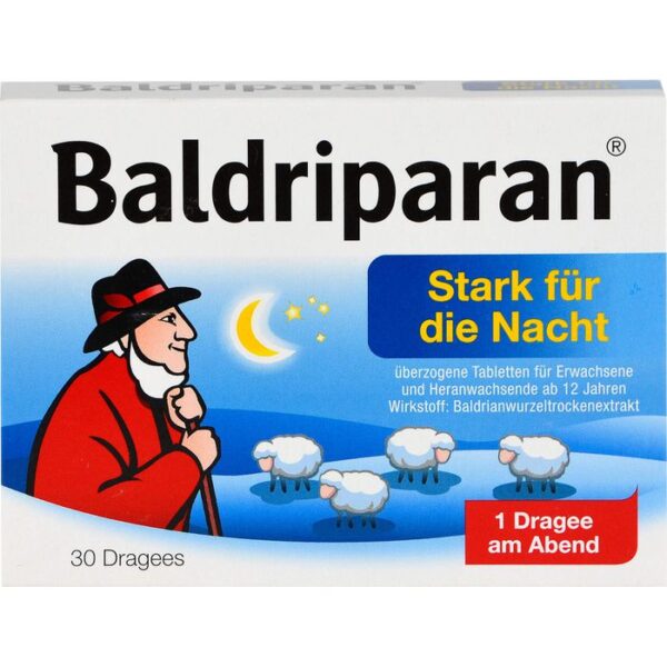 BALDRIPARAN Stark für die Nacht überzogene Tab. 30 St.