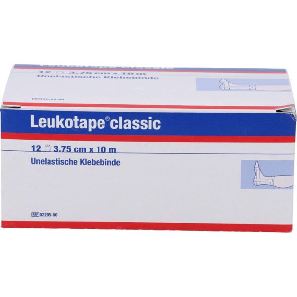 LEUKOTAPE Classic 3,75 cmx10 m weiß 12 St.