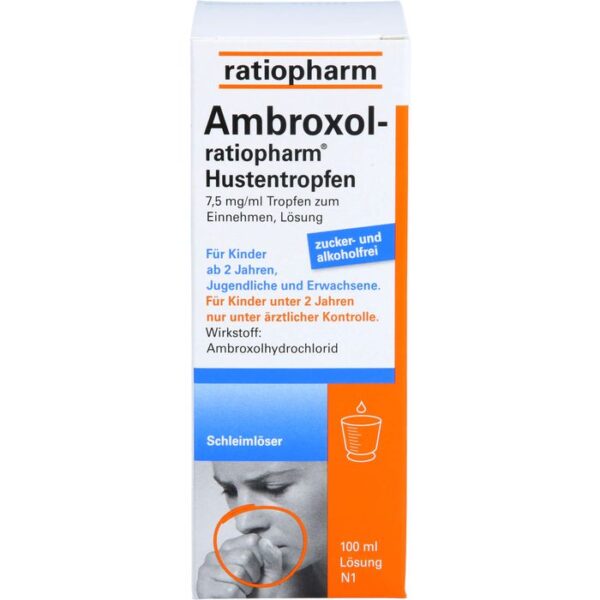 AMBROXOL-ratiopharm Hustentropfen 100 ml